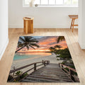 Paradise Rug, Sunburst Ocean Rug