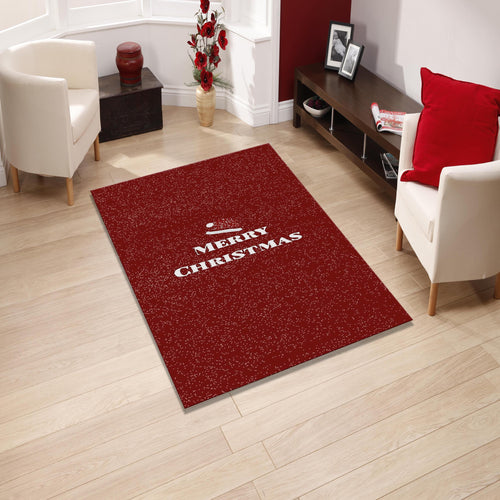 Merry Christmas Rug, Christmas Rug