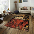 Skull Rug Art Rug Gothic rug Nonslip Rug Modern Rug 8x10 Rug Area