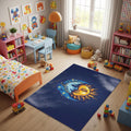 Sun Rug Moon Rug Kids Play Rug Nursery Decor Playground Carpet