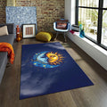 Sun Rug Moon Rug Kids Play Rug Nursery Decor Playground Carpet