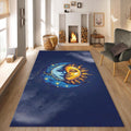 Sun Rug Moon Rug Kids Play Rug Nursery Decor Playground Carpet