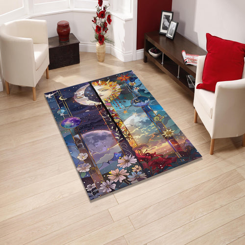 Mystical Art Rug Gothic rug Nonslip Rug Modern Rug 8x10 Rug Area