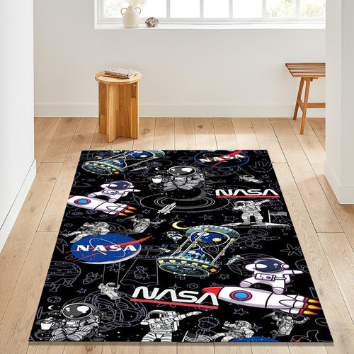 Space Rug Nasa Rug Planet Rug Kids Play Rug Nursery Decor
