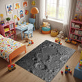 Moon Rug Galaxy Rug Xmas Gift Modern Abstract rug Non-Slip