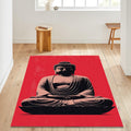 Buddha Rug Meditation Rug Ethereal Rug Non-Slip Washable Rug