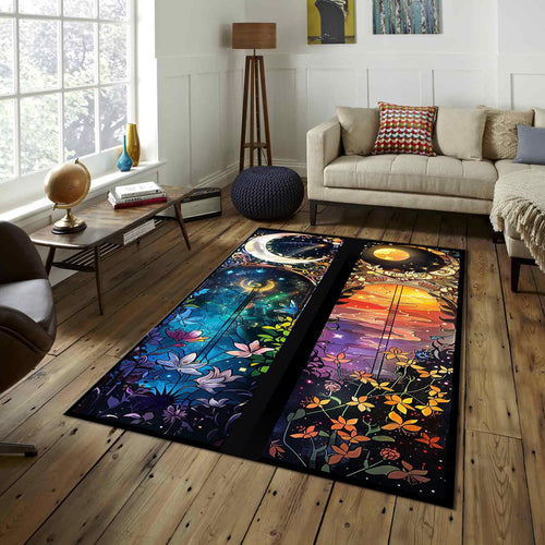 Mystical Art Rug Gothic rug Nonslip Rug Modern Rug 8x10 Rug Area