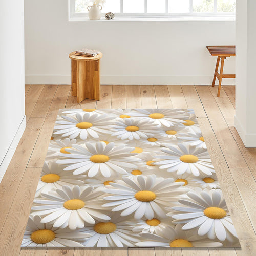 Daisy Rug Nonslip Rug Modern Rug 8x10 Rug Area Rug Macabre Rug