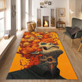Skull Rug Art Rug Gothic rug Nonslip Rug Modern Rug 8x10 Rug Area