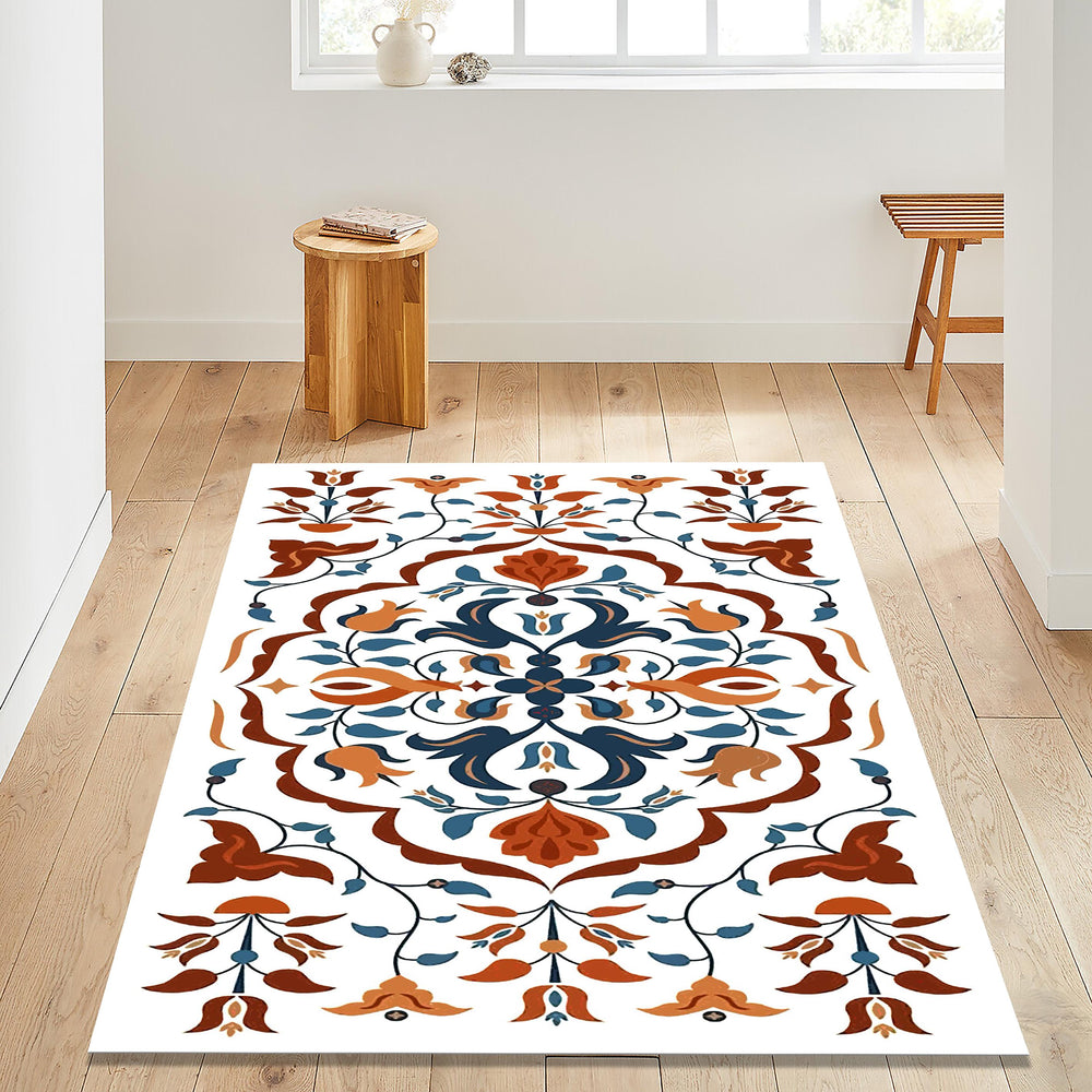 Oushak Turkish Kilim Rug, Hatai style