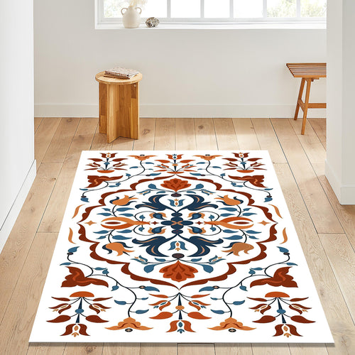Oushak Turkish Kilim Rug, Hatai style