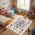 Oushak Turkish Kilim Rug, Hatai style