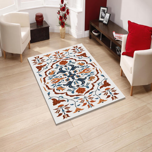 Oushak Turkish Kilim Rug, Hatai style