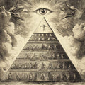 Pyramids Rug Illuminati Rug Nonslip Rug Modern Rug 8x10 Rug Area