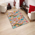Rainbow Rug Kids Play Rug Nursery Decor Playground Carpet Kids