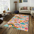 Rainbow Rug Kids Play Rug Nursery Decor Playground Carpet Kids