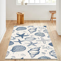 Seashell Rug Kids Play Rug Nursery Decor Playground Carpet Kids