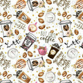 Coffee Shop Rug, Coffee Pattern Rug