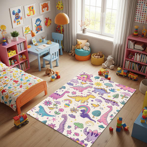 Dinosaur Rug, Dinosaur Adventure Kids Rug