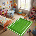 American Football Rug, Soccer Field Rug