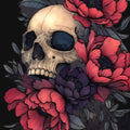 Skull Rug Art Rug Gothic rug Nonslip Rug Modern Rug 8x10 Rug Area