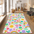 Rainbow Rug Kids Play Rug Nursery Decor Playground Carpet Kids