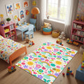 Rainbow Rug Kids Play Rug Nursery Decor Playground Carpet Kids