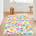 Rainbow Rug Kids Play Rug Nursery Decor Playground Carpet Kids