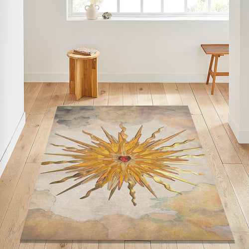 Sunburst Rug, Mystical Art Rug