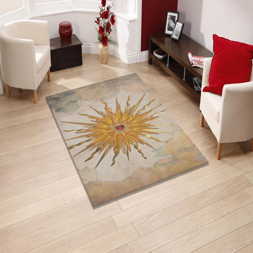 Sunburst Rug, Mystical Art Rug