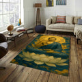 Buddha Rug Meditation Rug Ethereal Rug Non-Slip Washable Rug