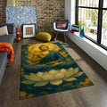 Buddha Rug Meditation Rug Ethereal Rug Non-Slip Washable Rug