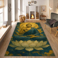 Buddha Rug Meditation Rug Ethereal Rug Non-Slip Washable Rug