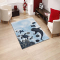 Seashell Rug Sea Turtle Rug Kids Play Rug Nursery Decor Kids Rug