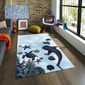 Seashell Rug Sea Turtle Rug Kids Play Rug Nursery Decor Kids Rug