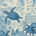 Crab Rug Octopus Rug Sea Turtle Rug Kids Play Rug Nursery Decor