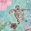 Sea Turtle Rug, Coastal Ocean Theme