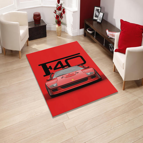 Ferrari F40 Rug, Living Room Rug