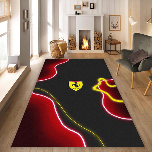 Ferrari Rug Living Room Rug 5x7 Area Rug For Living Room Modern