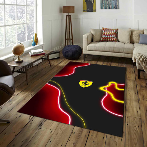 Ferrari Rug Living Room Rug 5x7 Area Rug For Living Room Modern