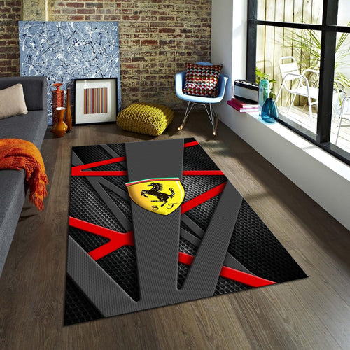 Ferrari Rug Living Room Rug 5x7 Area Rug For Living Room Modern