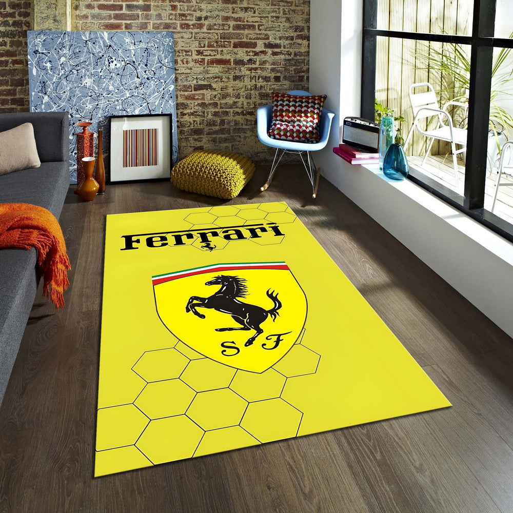 Ferrari Rug Living Room Rug 5x7 Area Rug For Living Room Modern