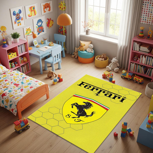 Ferrari Rug Living Room Rug 5x7 Area Rug For Living Room Modern