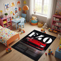 Ferrari F40 Rug, Living Room Rug