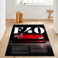 Ferrari F40 Rug, Living Room Rug