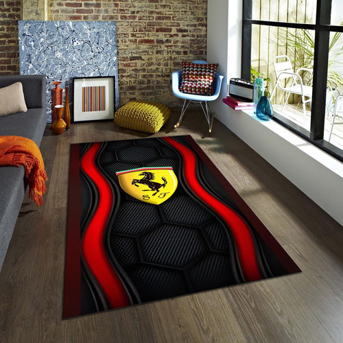 Ferrari Rug Living Room Rug 5x7 Area Rug For Living Room Modern