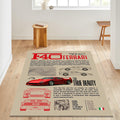 Ferrari Rug Living Room Rug 5x7 Area Rug For Living Room Modern