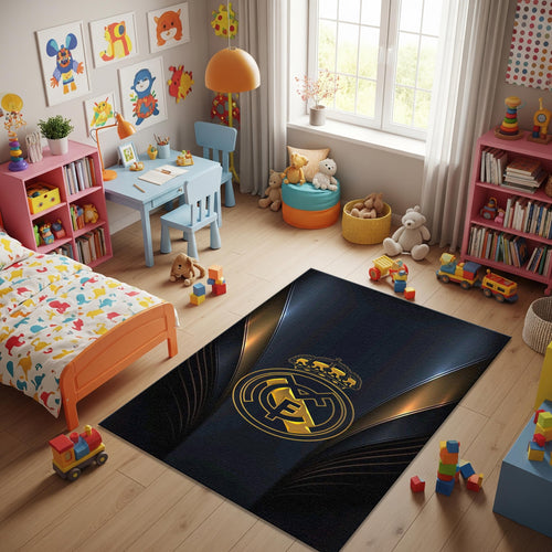 Real Madrid Rug, Teen Room Rug