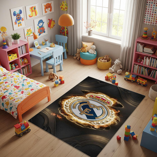 Real Madrid Rug, Teen Room Rug