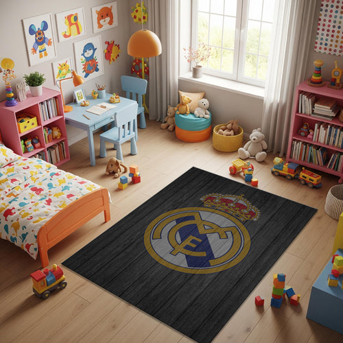 Real Madrid Rug, Teen Room Rug